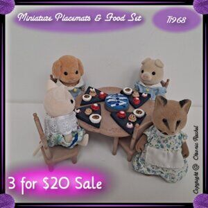 5-Piece Glued Together Navy Blue Triangle Dessert Plates